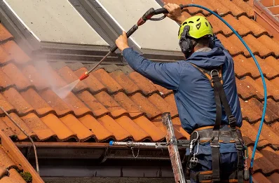 Démoussage et hydrofuge de toiture à Saint-Marc-à-Loubaud